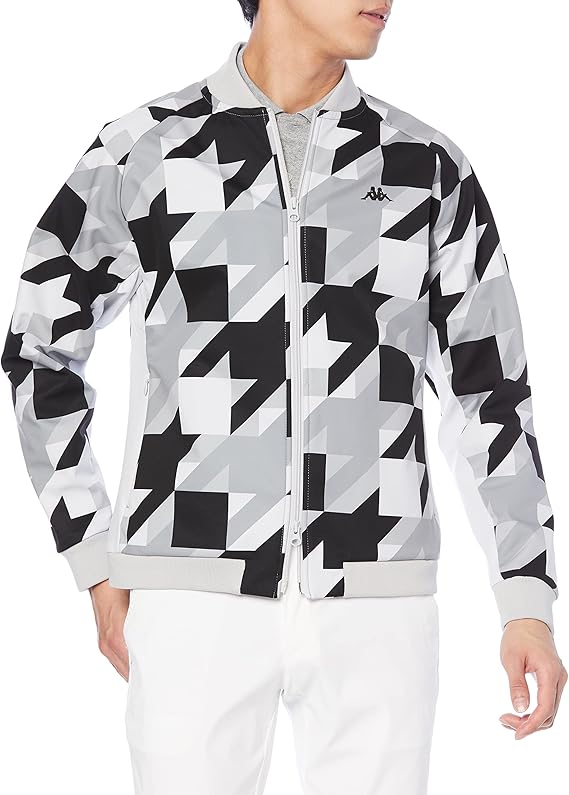 kappa 高尔夫服 凯帕高尔夫 抓绒连帽夹克 男士 : 亚马逊中国: 运动